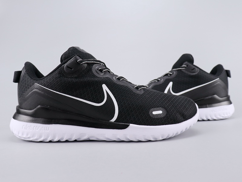 2020 Nike Legned React Black White Logo Running Shoes